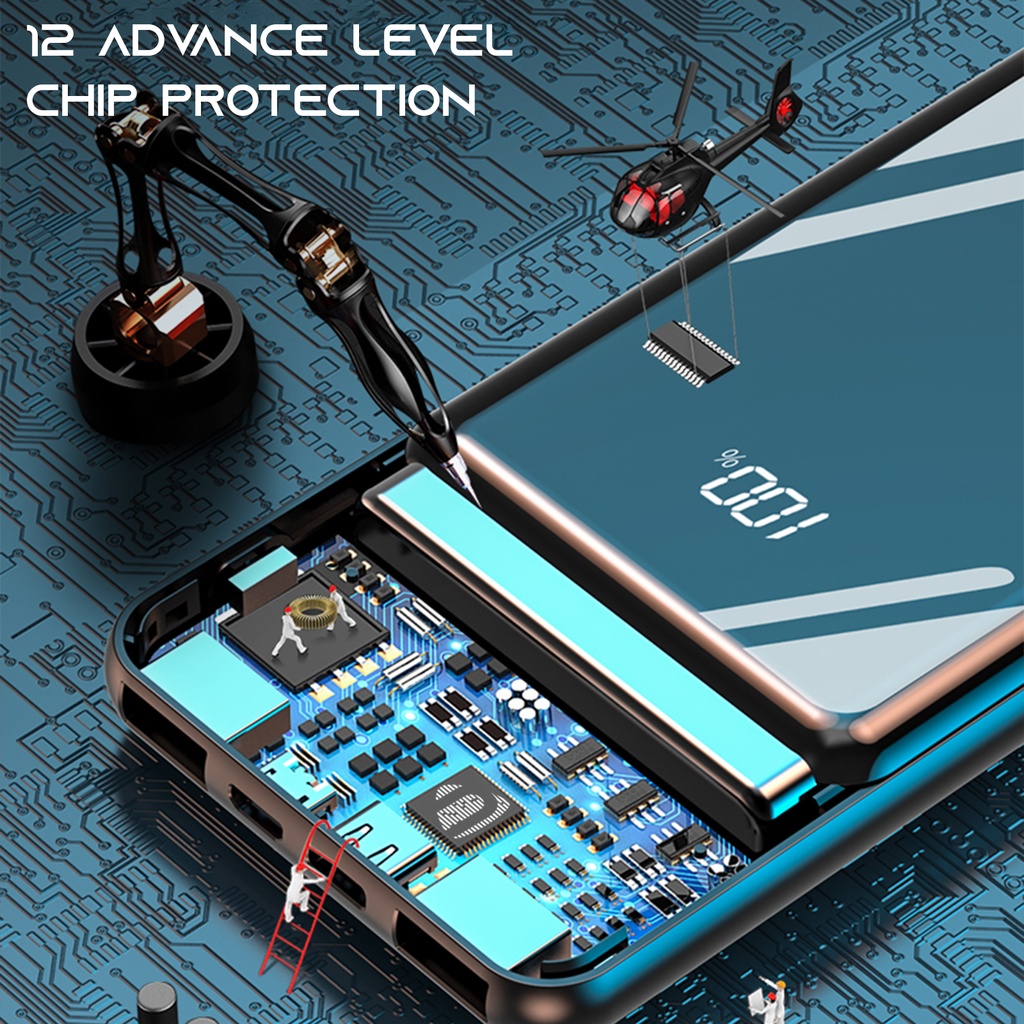 [BOOST 131] Ultima Atom 10000 Mah Boost 131 Powerbank PD and QC 3.0 22W Fast Charging Type C and Micro USB Input Ports