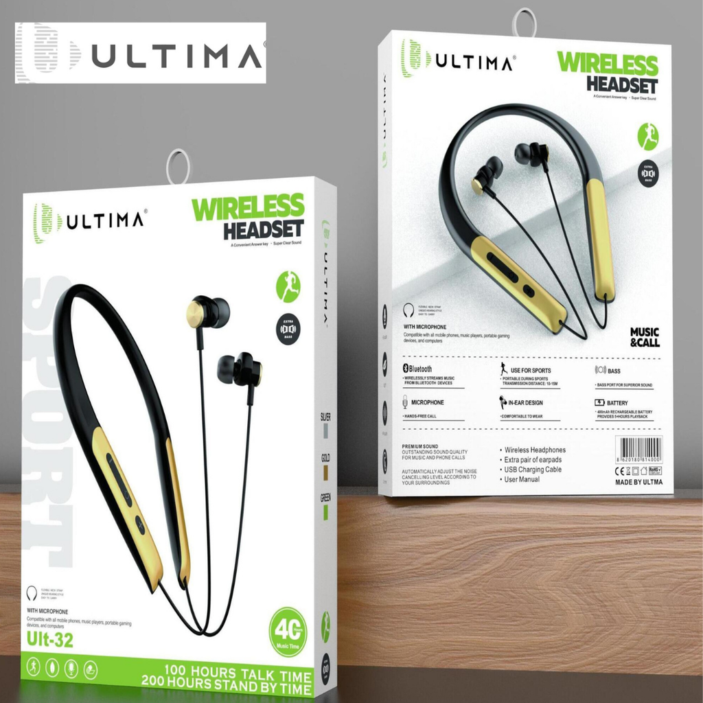[1] Ultima 40 Hours Play Back Wireless NeckBand with Microphone