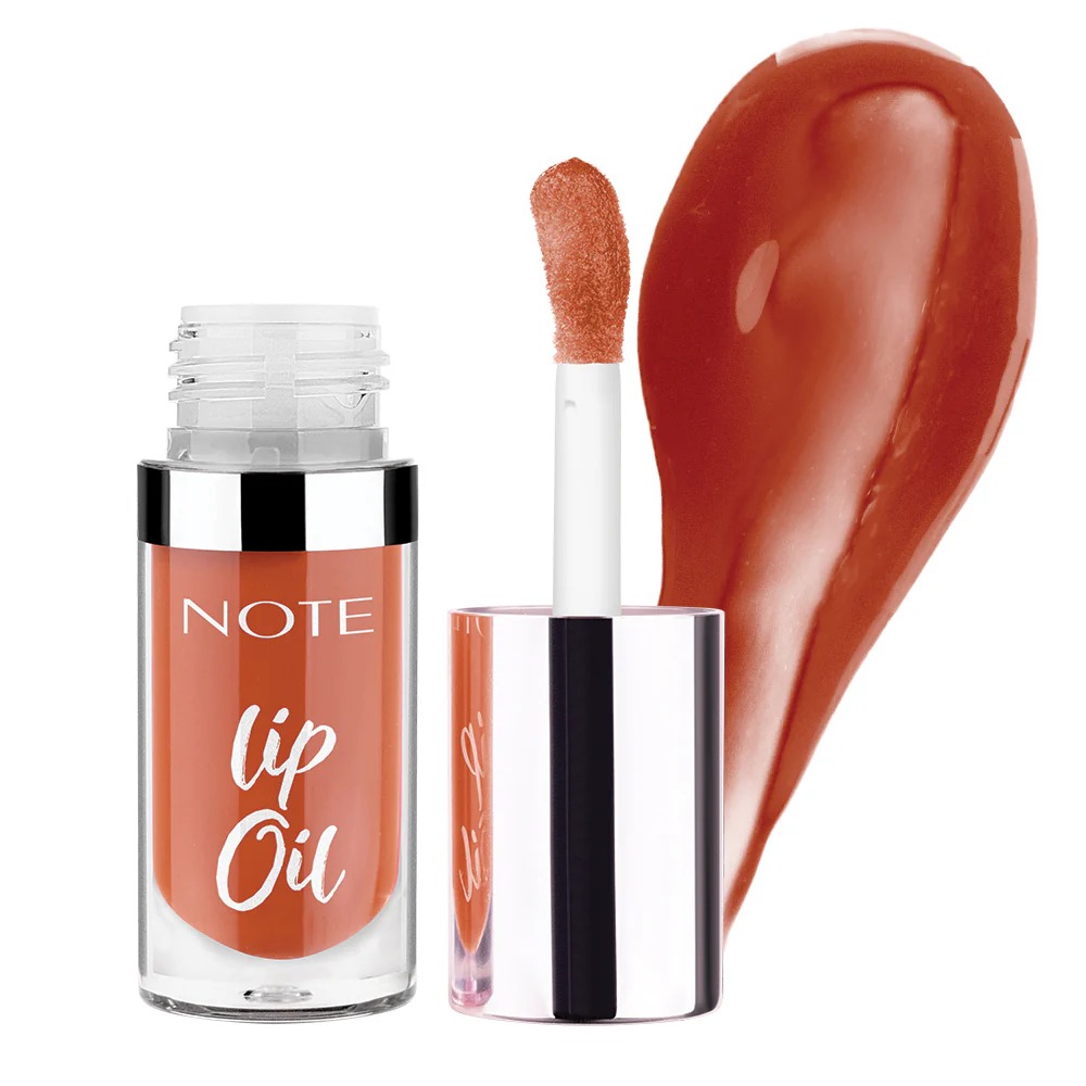[note-lip-oil-50] Note Lip Oil 6 ml - Multiple Shades Available - Enriched with Avocado Oil, Jojoba Oil, Vitamin E, and Apple Seed Oil