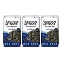Searious Snacks Crispy Seaweed Snacks Pack of 3 (4g x 3)  Sea Sàlt , Kimchi , Chili & Lime , Wasabi (Flavour as per choice)