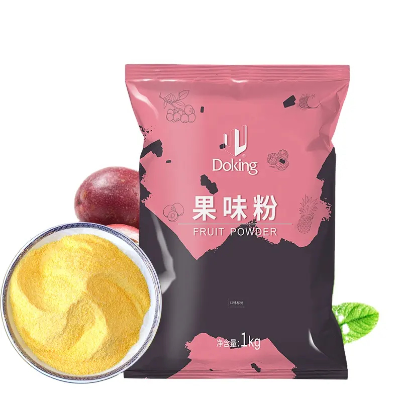 [GRO-BT-Pfruit] Doking Boba Bubble Tea Powder - Passion Fruit - 1 Kg