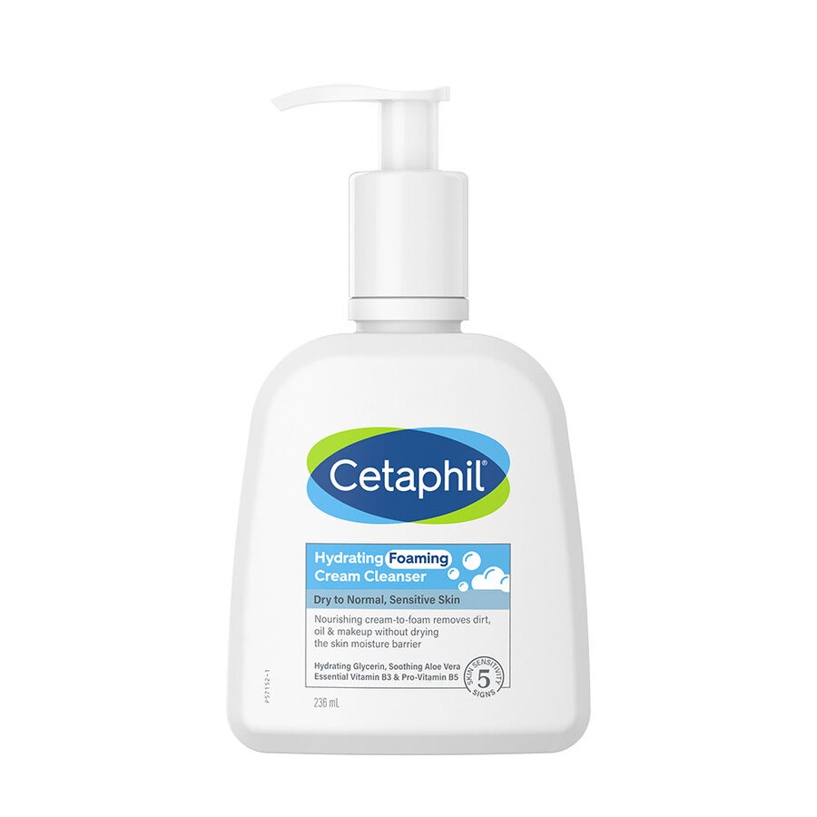[149725629-1724569593081-0] Cetaphil Hydrating Foaming Cream Cleanser 236 ml