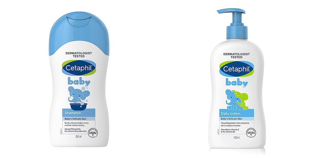[127932367-1688278492064-0] Cetaphil shampoo 200ml and cetaphil daily lotion 400ml Kit
