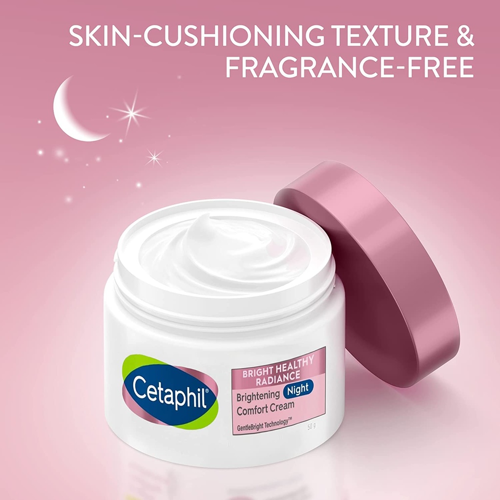 [120602120-1667469109697-0] Cetaphil BHR Night Comfort Cream - Overnight Moisturizing Night Cream for Pigmentation 50g