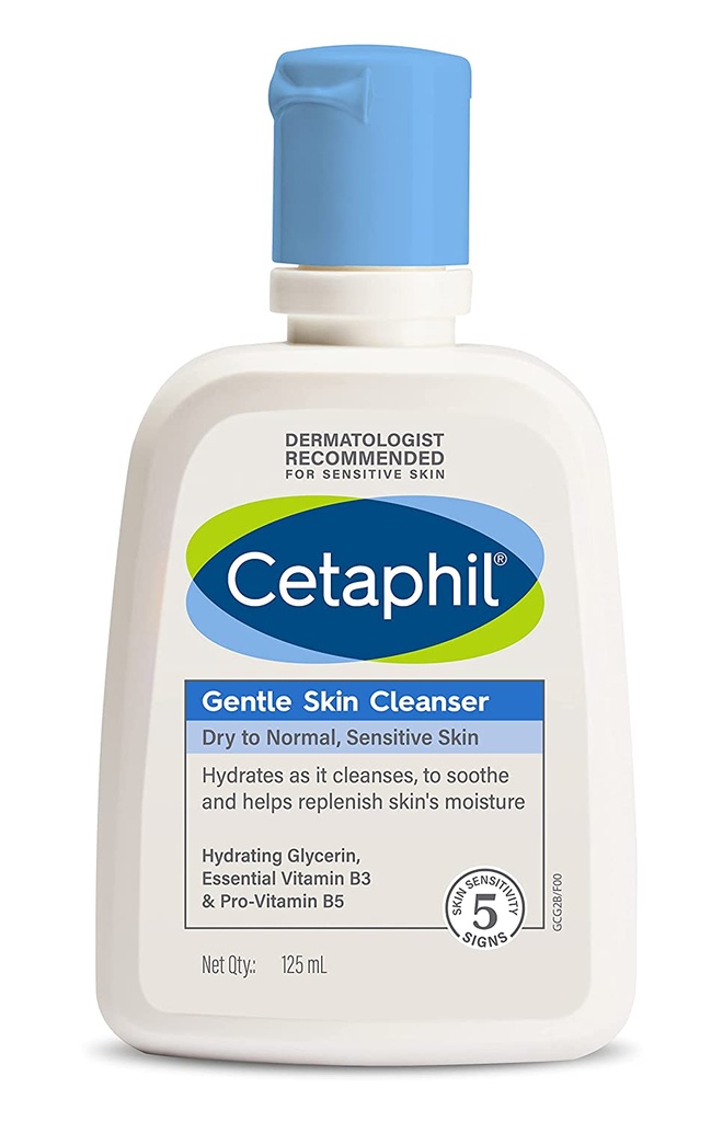[124680049-1677047375562-0] Cetaphil Moisturising Lotion 250 ml + Cetaphil Gentle Skin Cleanser 125ml (Combo)