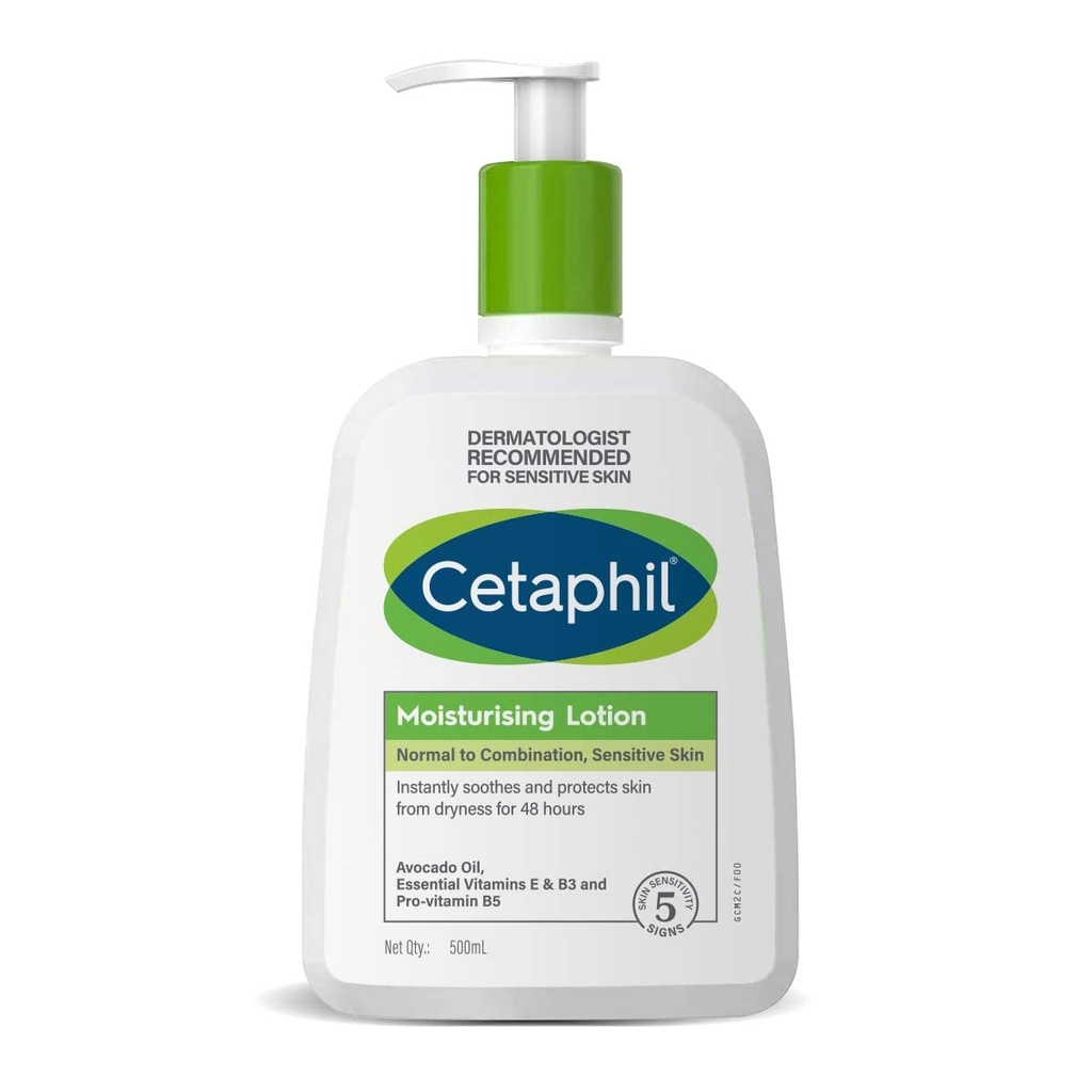 [Ceta..10] Cetaphil Moisturising Lotion for Face & Body - Hydrating Body Lotion for Dry to Normal Sensitive Skin 500ml