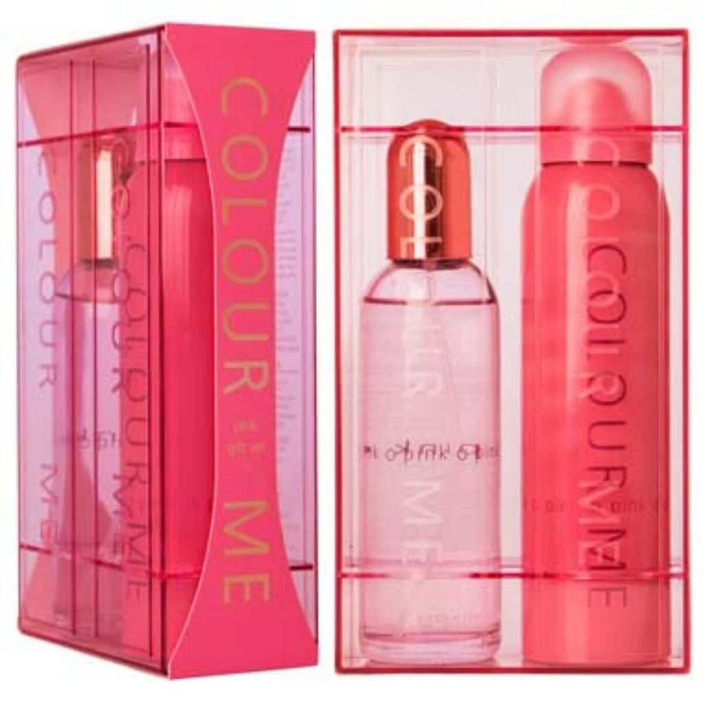 [perfume.11] Colour Me Pink Gift Set Edt 100Ml+ Deo 150Ml