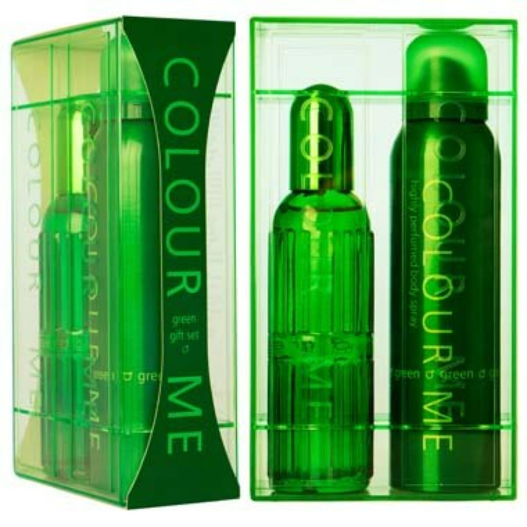 [perfume.07] Colour Me Green Gift Set Edt 100Ml+ Deo 150Ml