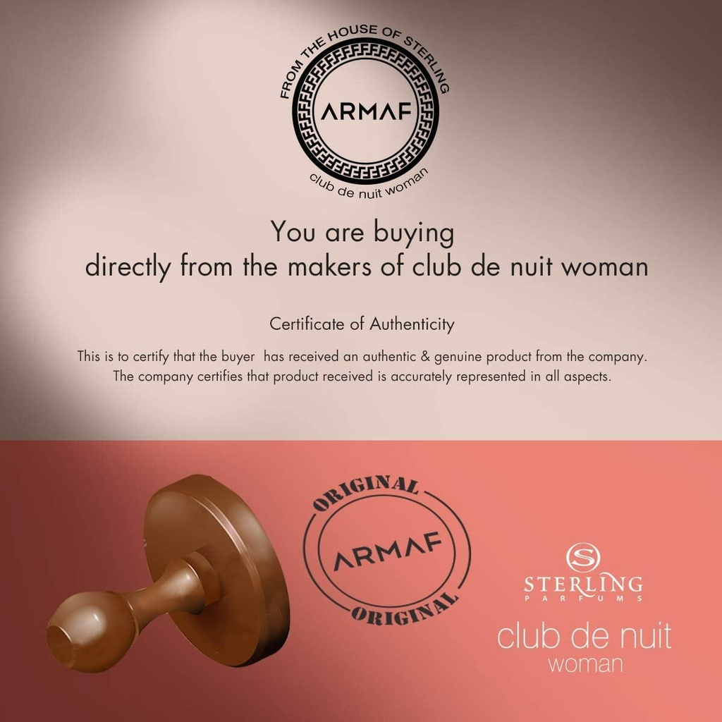 [perfume.20] Armaf Club De Nuit Edp WOMEN 105ml