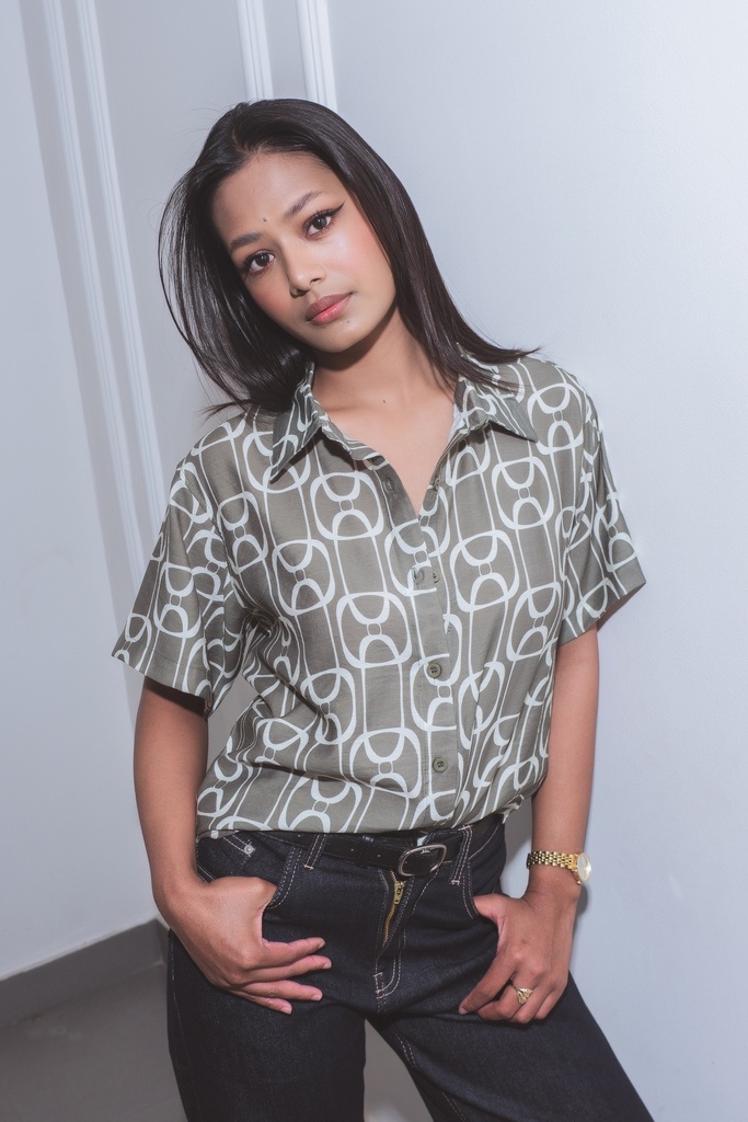 [1514152127-1773919450627-19] BASEMARK RELAXED PRINTED SHIRT FOR WOMEN