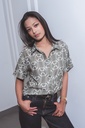 BASEMARK RELAXED PRINTED SHIRT FOR WOMEN