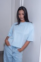 BASEMARK LOOSE CROP TEE FOR WOMEN