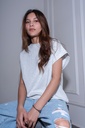 BASEMARK SOLID CAP TEE FOR WOMEN