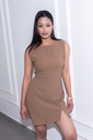 BASEMARK RUFFLE A LINE DRESS