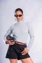 BASEMARK HIGH NECK TEE FOR WOMEN