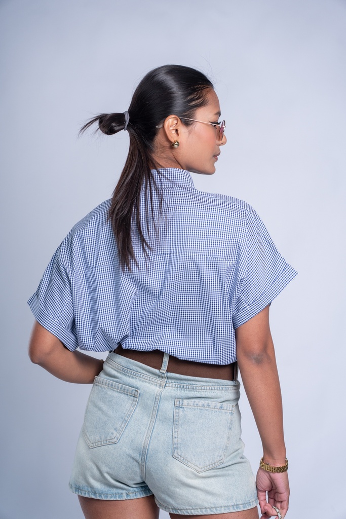 [1512461845-1771573583007-3] BASEMARK CHECKERED SHIRT FOR WOMEN