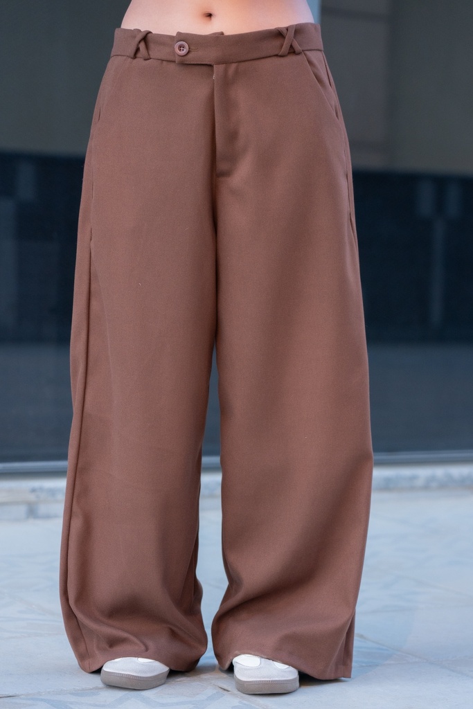 [1512435316-1771401273692-3] BASEMARK WOOLEN WIDELEG PANT FOR WOMEN