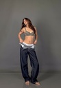 BASEMARK REGULAR BARREL JEANS FOR WOMEN