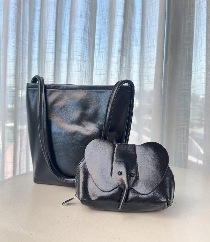 [509348625-1765790164953-0] BASEMARK HAND BAG FOR WOMEN (black)