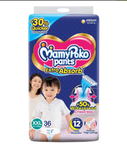 MamyPoko Extra Absorb Pants XXL 36'S