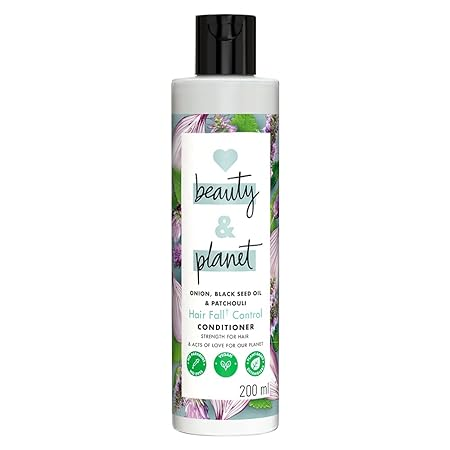 Love Beauty & Planet Onion, Black Seed & Patchouli Hairfall Control Conditioner 200ml