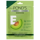 POND'S Vitamin E Nourishing Sheet Mask, With Avocado Extract For Soft & Supple Skin, Paraben Free, Biodegradable Fabric, 25 ml