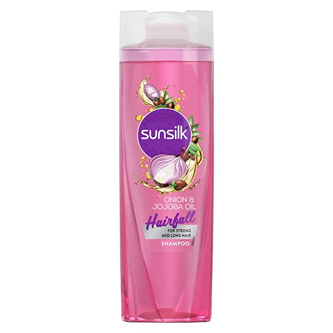 Sunsilk Hairfall Shampoo With Onion & Jojoba Oil, That Works Best To Nourish Your Long Hair, And Makes It Grow Stronger From The First Wash, 190 ml