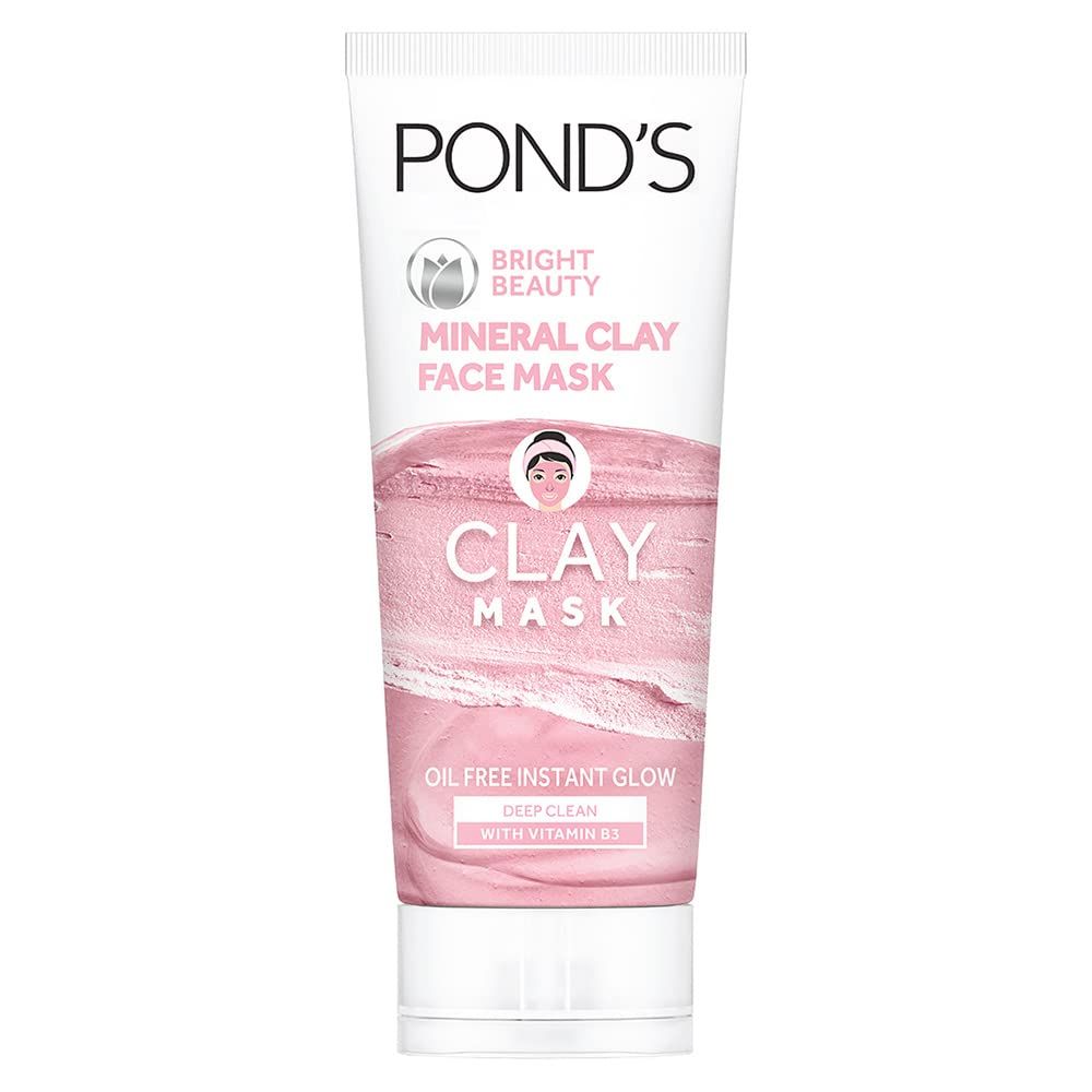Pond's Bright  Beauty Mineral Clay  Face Mask 90 Gm