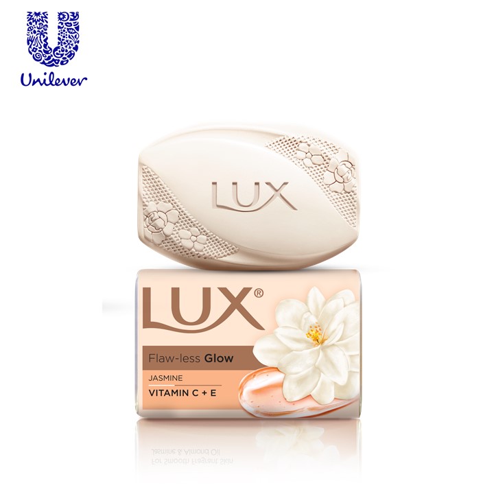 Lux Flaw-less Glow Jasmine Bar Soap 100G Pack Of 4