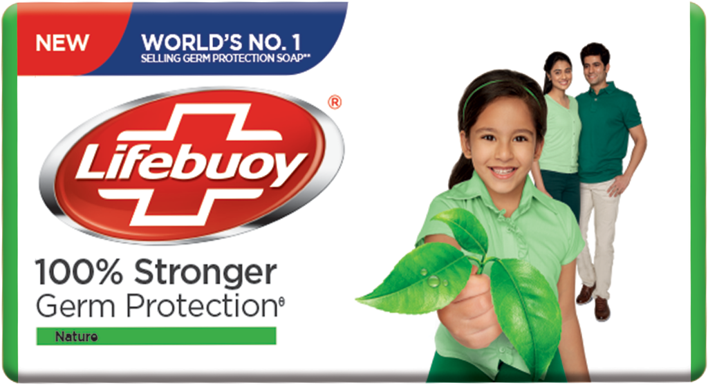 Lifebuoy Nature Bar Soap 100G-Pack of 6