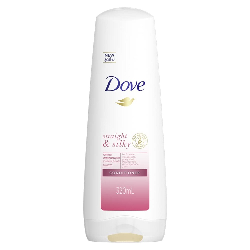 Dove Straight & Silky Conditioner 320ML