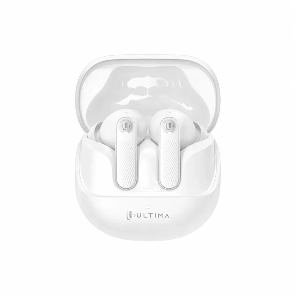 (New Launch) Ultima Atom Buds 2 | Powered by Ultima Supreme Sound | 120 Hrs Total Playtime | 50ms Latency | Bluetooth V5.4 | Ultima Link App Support | ANC upto 32 dB | Quad Mic | Low Latency Game Mode | Multi-Point Connectivity