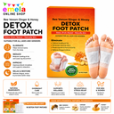 Bee Venom Detox Foot Patches for Feet (1 Pack x 10 Patches) | Relaxation & Stress Relief Foot Patches | Overnight Foot Care Patches for Better Sleep | For Men & Women
