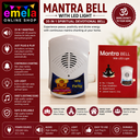 35 in 1 Mini Gayatri Mantra Chanting Box, Mantra Chanting Device of Hindu God, Om Mantra Chant for Peace Prosperity, Meditation, Spiritual Mantra Chanting Machine