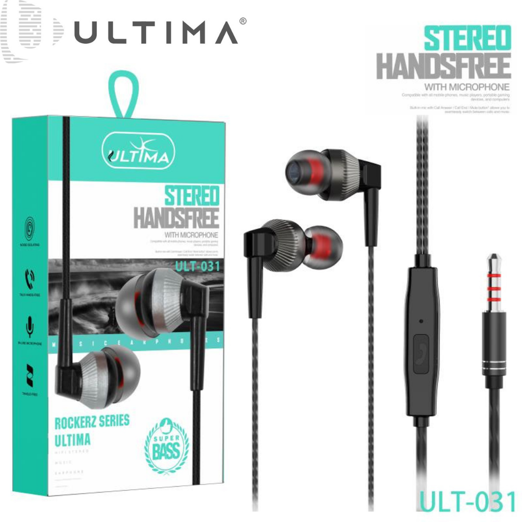 Ultima Rockerz Series ULT-031 Stereo HandsFree with Microphone